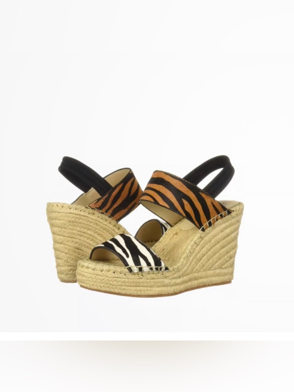 NWT Kenneth Cole Women's Animal Print Wedge espadrilles wedges